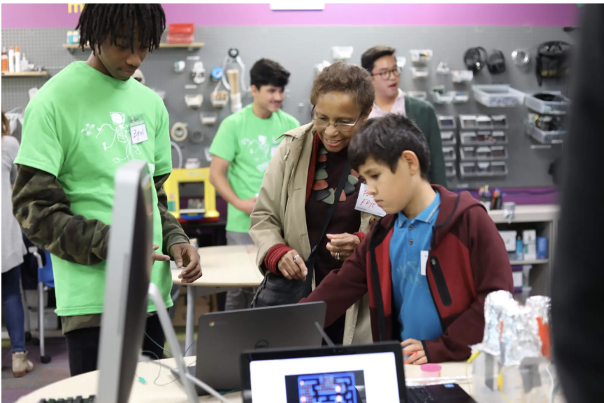 Image of person with a new house